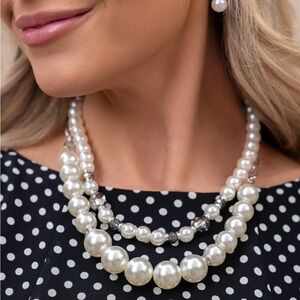 Paparazzi Double Strand Pearl Necklace